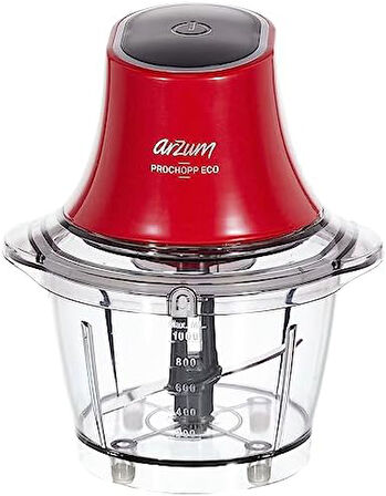 AR1035 Doğrayıcı, 600 W, 1 L Hazne, Kırmızı