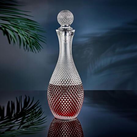 Deposu - Cam Kapaklı Cam Karaf - Sürahi - 900 ml