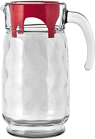Space Kırmızı Akrilik Kapaklı Sürahi - Tekli - 1650cc