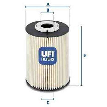 Ford Mazot Filtresi Mondeo IV  IV 07> / S40 S60 V50 V70 C30 C70 2.0 Tdci - Ufı 26.020.00