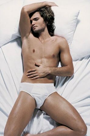 Çift Kaplan Erkek Süprem Kumaş Beyaz Slip 0740 6'lı Paket