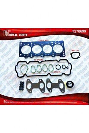 Fiat Ust Takım Contası Skt Keceli Ve Subap Lastıklı Palıo 1,2 8v Ym - Royal T270699