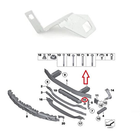 Bmw On Tampon Braketi Sag Alumınyum F10 10> - Vortex V0200651