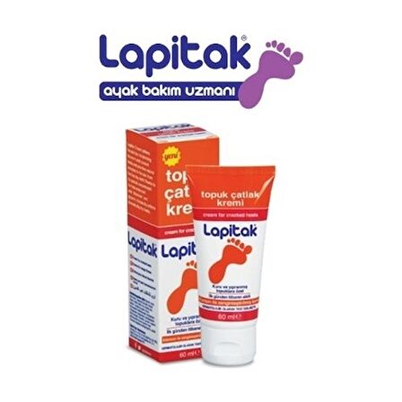 Lapitak Topuk Çatlağı için Krem 2x60 ml