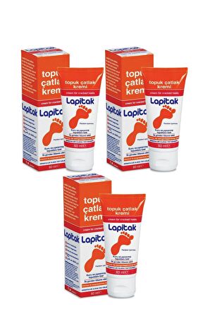 Lapitak Topuk Çatlağı için Krem 3x60 ml