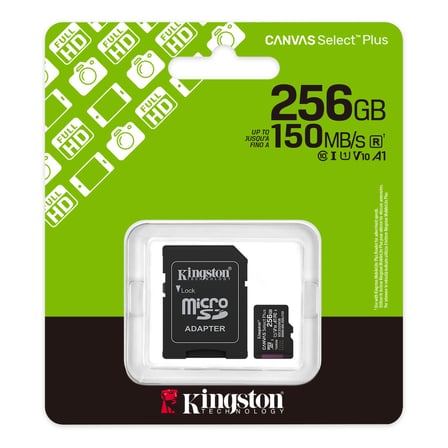 Kingston SDCS3 256GB Micro SD Canvas Select Plus 10 Hafıza Kartı (SDCS3/256GB) - Kingston SDCS3 256GB Micro SD Canvas Select Plus 10 Hafıza Kartı (SDCS3/256GB)