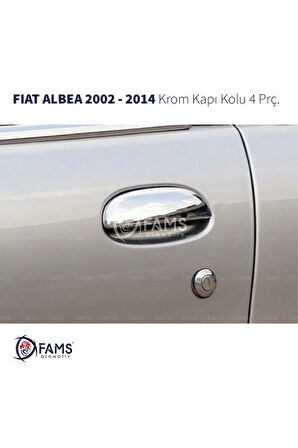 Fiat Albea Krom Kapı Kolu 4 Kapı 2002-2014 Paslanmaz Çelik