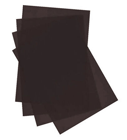 Pelür Kağıdı 64x100 Cm Siyah Renk 20 Adet 18 Gr. Ince Kağıt