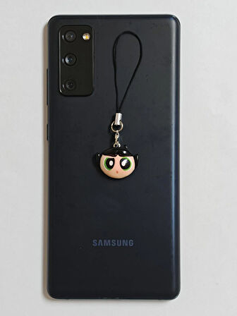 POWERPUFF TELEFON ASKISI CHARM - TELEFON ÇANTA ANAHTARLIK SÜSÜ