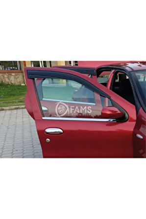 Fiat Albea Krom Cam Çıtası 4 Prç. 2002 Üzeri P.çelik