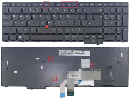 Lenovo ThinkPad E570, E570c, E575 Notebook Klavyesi, Laptop Tuş Takımı (Siyah TR) / KL0933V2