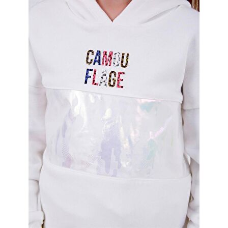 Kız Çocuk Kapüşonlu Eşofman Takımı