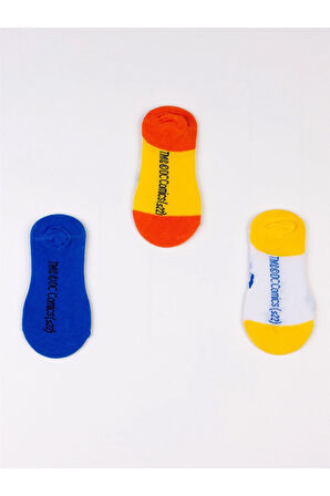 Lisanslı 3 Çift Çocuk Sneakers Çorap 19817