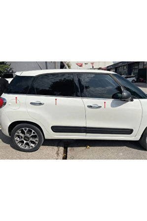 Fiat 500l Krom Cam Çıtası 6 Parça 2013> Paslanmaz Çelik