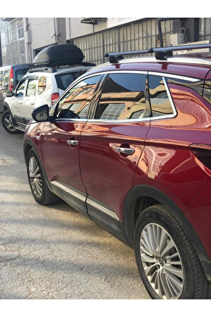 Opel Grandland X Krom Cam Çerçevesi 14 Parça 2017 Ve Üzeri Paslanmaz Çelik