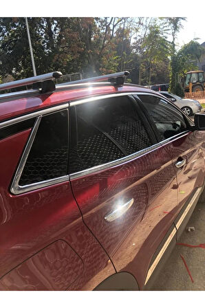 Opel Grandland X Krom Cam Çerçevesi 14 Parça 2017 Ve Üzeri Paslanmaz Çelik