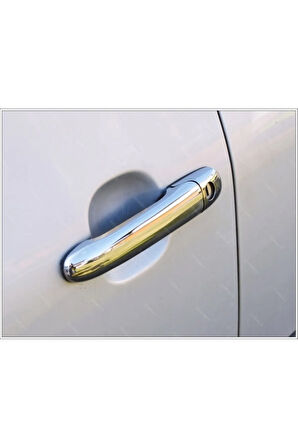 Vw Sharan Krom Kapı Kolu 4 Kapı 1995-2010 Arası Uyumlu Paslanmaz Çelik Çift Delik