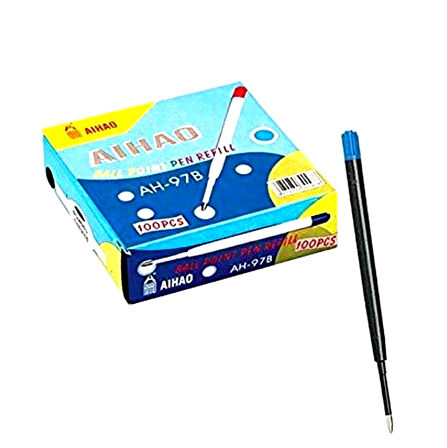 Aihao Tükenmez Kalem Yedeği 97-B Siyah 10 adet