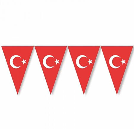 Üçgen Flama Sıralı Bayrak - 4 paket