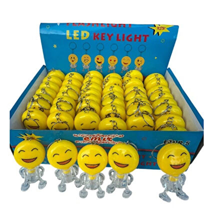 Emir Emoji Işıklı Anahtarlık - 3 adet