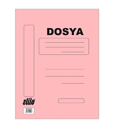 Stilo Tam Kapak Pembe Dosya Lüks - 6 adet