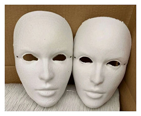 Boyanabilir Karton Maske - 3 adet