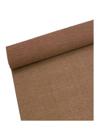Çiçekçi Krep Kağıdı Çiçek Paketleme 180Gr 2,5m Kahverengi