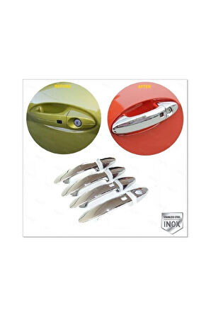 Ecosport Krom Kapı Kolu 4 Kapı 2012 Ve Üzeri Paslanmaz Çelik