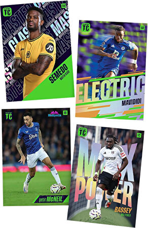 Panini Fifa Top Class Premier League 2025 Futbolcu Kartları 7 Paket (56 Kart)