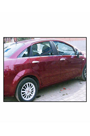 Fiat Linea Krom Cam Çıtası 8 Prç. 2007 Ve Üzeri Paslanmaz Çelik.