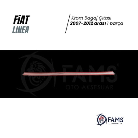 Fiat Linea Krom Bagaj Çıtası 2007-2012 Arası P.çelik