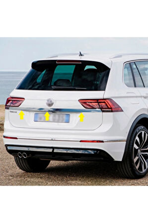 Vw Tiguan Krom Bagaj Çıtası 2016 ve Üzeri Uyumlu Paslanmaz Çelik