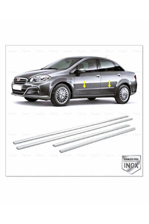 Fiat Linea Krom Yan Kapı Çıtası 4 Kapı 2007 Üzeri P. Çelik