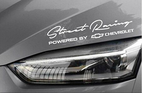 Street Racing Chevrolet Ön Tampon Kaput Araba Oto Sticker