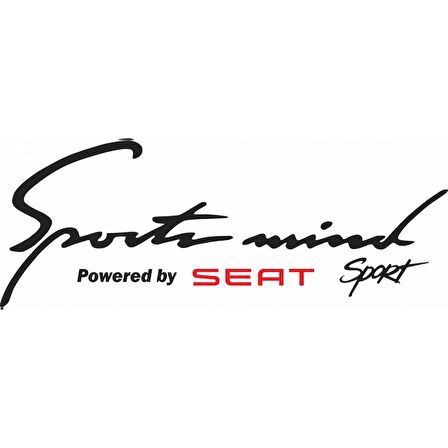Powered By Seat Sport Mind Oto Araba Sticker