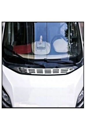 Fiat Ducato Uyumlu Krom Kaput Havalandırma Çerçevesi 2014 Ve Üzeri Paslanmaz Çelik