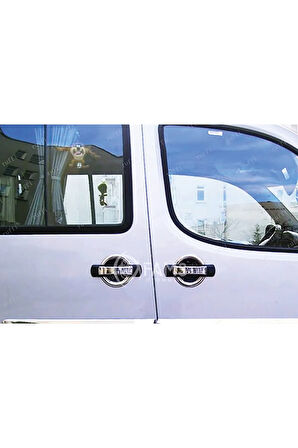 Fiat Doblo Uyumlu   Krom Kapı Kolu 3 Kapı 2000-2010 P. Çelik