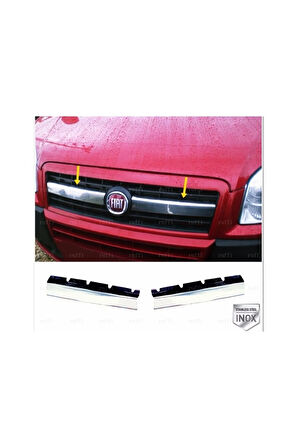 Fiat Doblo Krom Ön Panjur 2 Prç. 2006-2010 Arası P. Çelik
