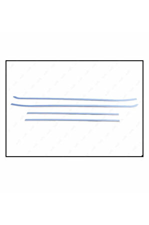 Fıat Doblo Krom Cam Çıtası 4 Kapı 2010-2022 P.çelik Uyumlu