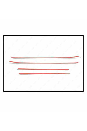 Fıat Doblo Krom Cam Çıtası 4 Kapı 2010-2022 P.çelik Uyumlu