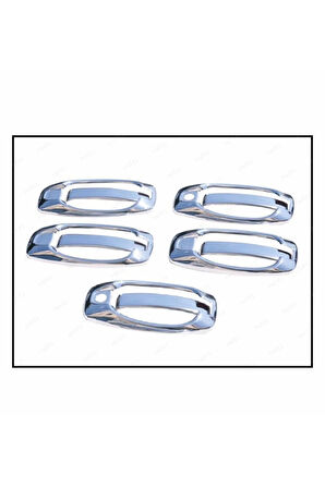 Fiat Fiorino Krom Kapı Kolu+çerçeve 5 Kapı 10 Parça 2008 Üzeri P.çelik