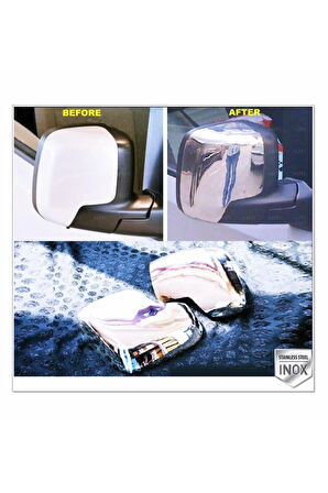 Fiat Fiorino Krom Ayna Kapağı 2 Parça 2008 Üzeri P.çelik