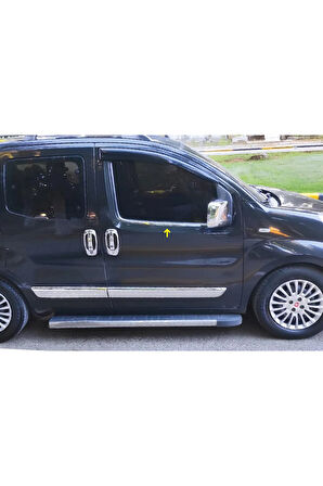 Fiat Fiorino Krom Cam Çıtası 2 Prç. 2008 Üzeri P. Çelik