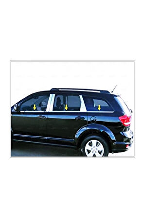 Fiat Freemont Krom Cam Çıtası 6 Parça 2011 Ve Üzeri Paslanmaz Çelik