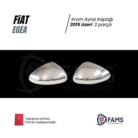 Fiat Egea 2015 Üzeri Krom Ayna Kapağı P.çelik (SEDAN, SW, HB, CROSS UYUMLU)