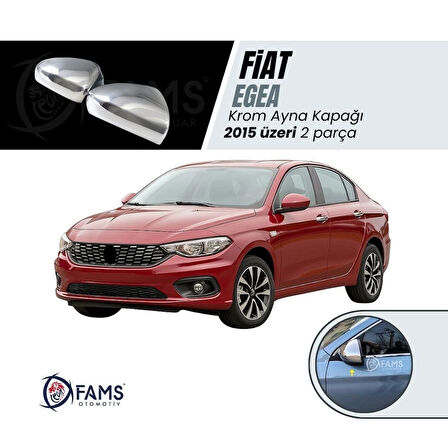 Fiat Egea 2015 Üzeri Krom Ayna Kapağı P.çelik (SEDAN, SW, HB, CROSS UYUMLU)