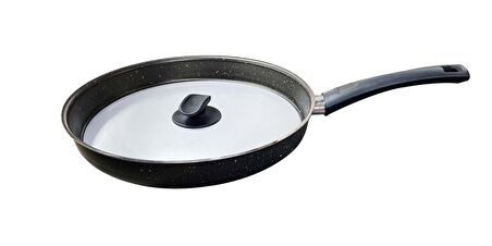 Mehtap Granit Balık Tavası Kapaklı Hamsi Tavası 30 CM