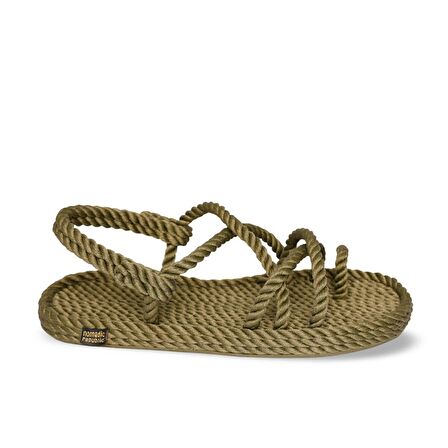 Nomadic Republic    IBZ.0011.K.T Nomadic IBIZA KAUÇUK TABANLI KADIN SANDALET HAKİ
