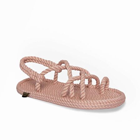 Nomadic Republic    IBZ.0060.K.T IBIZA KAUÇUK TABANLI KADIN SANDALET PEMBE