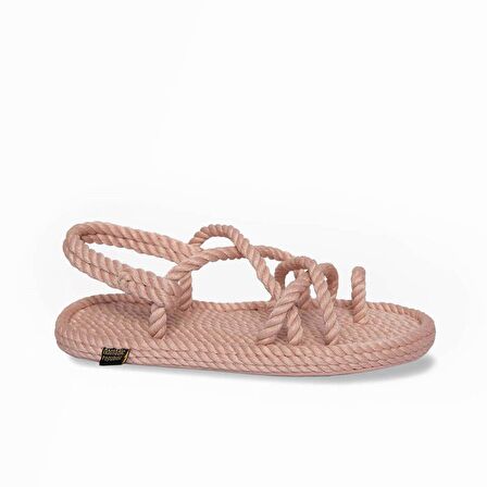 Nomadic Republic    IBZ.0060.K.T IBIZA KAUÇUK TABANLI KADIN SANDALET PEMBE
